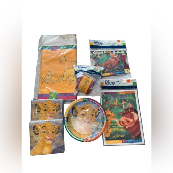 Vintage Disney The Lion King Birthday Decorations